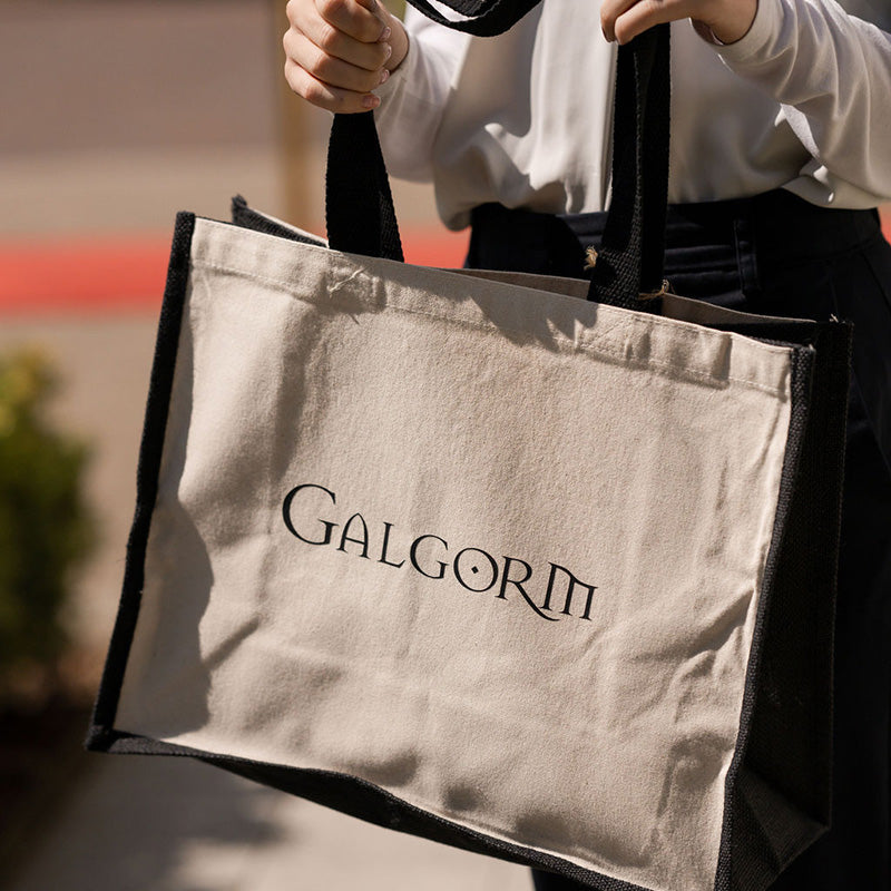 Classic Galgorm Jute Shopper Bag - Large